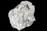 Quartz, Pyrite and Calcite Association - Fluorescent #92256-1